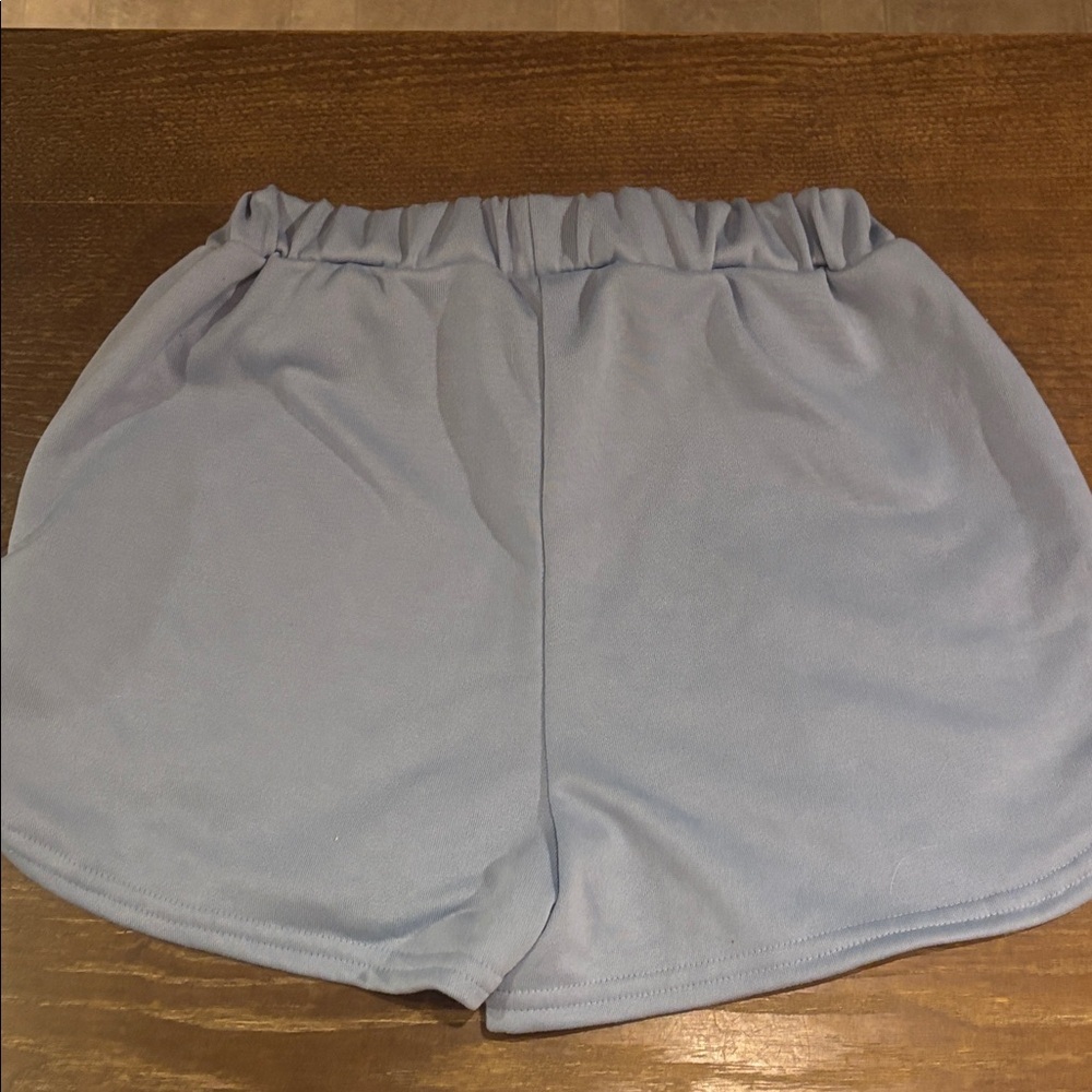 SHEIN Women's Athletic Shorts in Light Blue - Picture 4 of 4